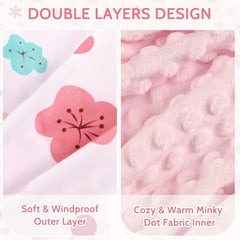 Pea Pod kick-proof soft fabric keeps baby comfortable during car rides.