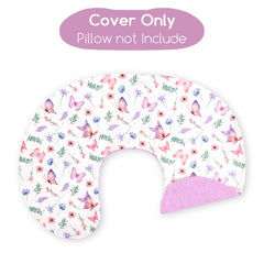 Pea Pod nursing pillow cover fits Boppy pillows for secure breastfeeding setup.