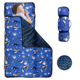 Pea Pod toddler nap mat with removable pillow for cozy daycare naps