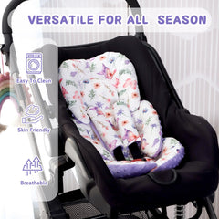 Pea Pod universal-fit-carseat demonstrates compatibility with multiple seats.