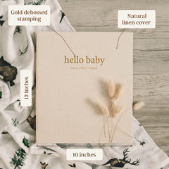 Peachly memory book pages closeup highlights thick 200gsm paper ideal for milestone entries.