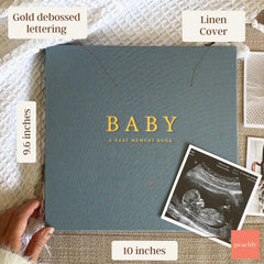 Peachly Finn 4x4 photo slots simplify photo layout for the baby book.