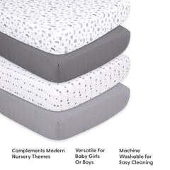 Durable machine-washable construction preserves softness and colors through busy nursery months.