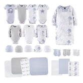 The Peanutshell layette gift set box-open presentation, ideal gifting for newborns.