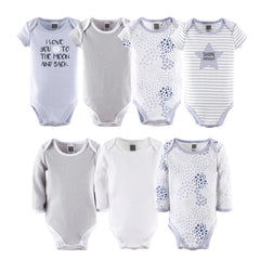 The Peanutshell layette gift set onesies, showcasing soft fabrics for comfortable everyday use.