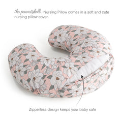 The Peanutshell nursing pillow cover with removable cover for easy washing.