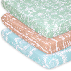 The Peanutshell Pack N Play sheets folded view for easy nursery setup