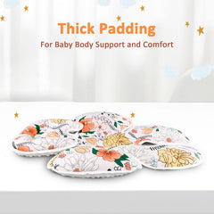 Pea Pod 2in1 cushion attaches securely for flexible head and body support.