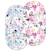 Pea Pod bassinet sheet floral pattern adds nursery style with soft fabric