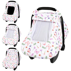 Pea Pod car seat cover butterfly-pattern adds stylish travel protection