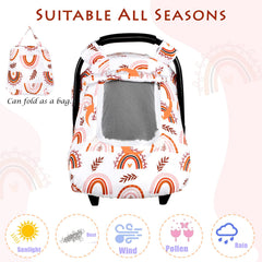 Pea Pod soft Minky-dot backing, plush texture enhances comfort for newborn resting during trips