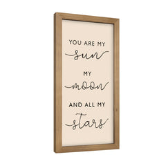 Pechpell You Are My Sun Moon and Stars wall art brightens nursery with a cozy focal point.