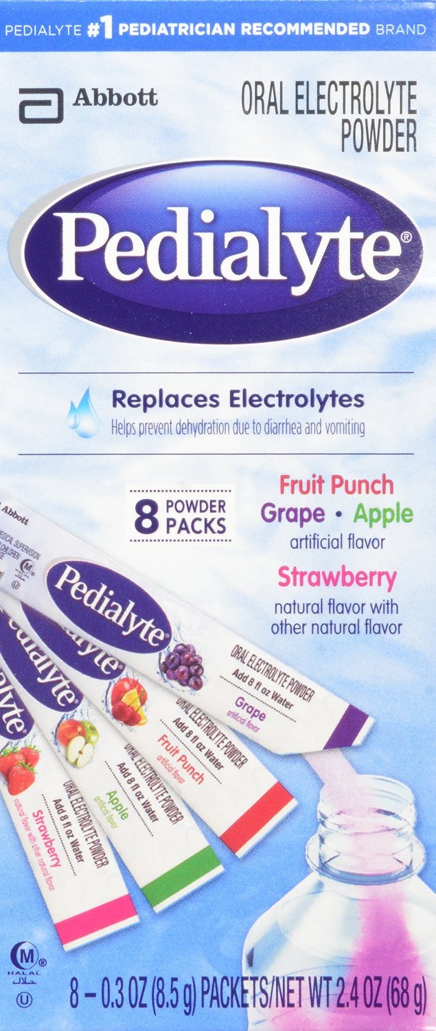 Pedialyte Powder Variety 68-grams pack for quick hydration during travel