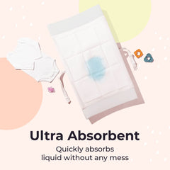 Peekapoo liner folds compactly for travel and diaper bag fit.