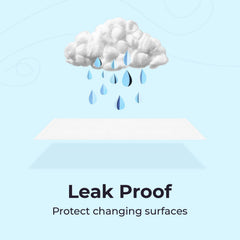 Peekapoo X-Large changing pad with waterproof backing protects surfaces during diaper changes.