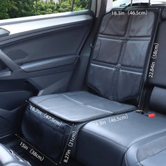 pefirst car seat protector with felt backing prevents heat marks and slipping
