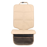 The pefirst car seat protector leather texture shows premium durability for family vehicles.