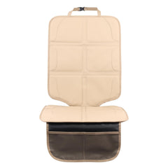 The pefirst car seat protector leather texture shows premium durability for family vehicles.