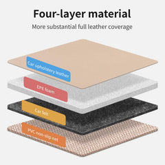 pefirst car seat protector non-slip backing ensures seat stability on rough roads.