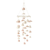 PEHR Classic Wool Felt Mobile Floret close-up showing soft felt ornaments for a soothing nursery ambience.