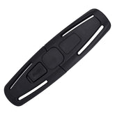 Peixiong black universal chest harness clip closeup showing sturdy nylon-ABS construction for secure fit.