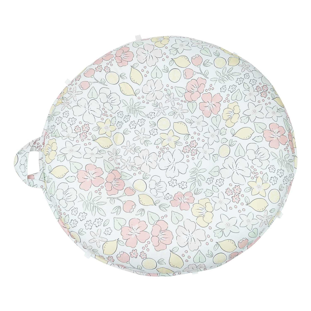 Pello Multi-use Luxe Lemon Aqua Glass close-up showing soft cuddle center