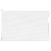 Peluasua 70in retractable gate in doorway, easy one-handed use for busy families.