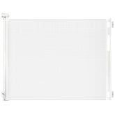 Peluasua retractable gate extended wide helps cover large openings while keeping toddlers safe.