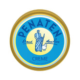 Penaten Baby Creme 150ml jar packaging, showcasing gentle daily skincare for sensitive skin.