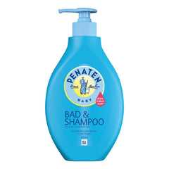 Penaten Head To Toe bottle front showing tear-free baby bath for eyes.