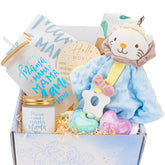 Pengtai New Mom Gift Basket mug for relaxing moments and self-care.