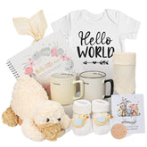Pengtai New Parents Gift Set plush duck toy provides comforting cuddle play for baby