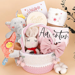 Pengtai pink bodysuit; breathable 100% cotton for newborn comfort