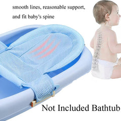 Peninsula Love baby bath sling mesh closeup highlights breathable fabric and quick-dry comfort
