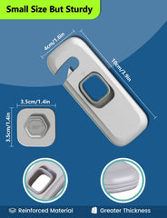 PENMAMA fridge lock adhesive backing shown on smooth surface for strong hold.