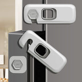 PENMAMA fridge lock closeup with 3M adhesive backing for secure mounting.
