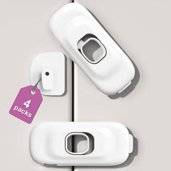PENMAMA fridge lock on door closeup supports kid safety and easy access for adults