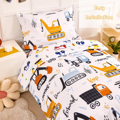 PERFEMET pillowcase 20x30 with car motif for kid-friendly comfort
