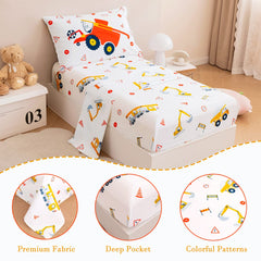 PERFMET pillowcase featuring cheerful trucks for quick room updates
