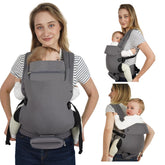 Perhanmm baby carrier shows newborn tummy-to-tummy bonding in cozy fabric.