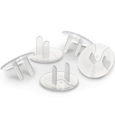 Permaplug clear outlet covers demonstrate discreet safety blending with home decor