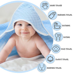 Peryiter baby towel set packaging image emphasizing value and quantity.