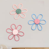 Peryiter daisy wall hanging 10inch adds boho charm to nursery walls and decor