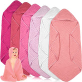 Peryiter six-pack muslin hooded towels ready for bath time and head-to-toe wrapping