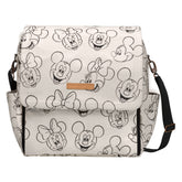 Petunia Pickle Bottom Boxy Backpack built-in changing station for on-the-go diapering.