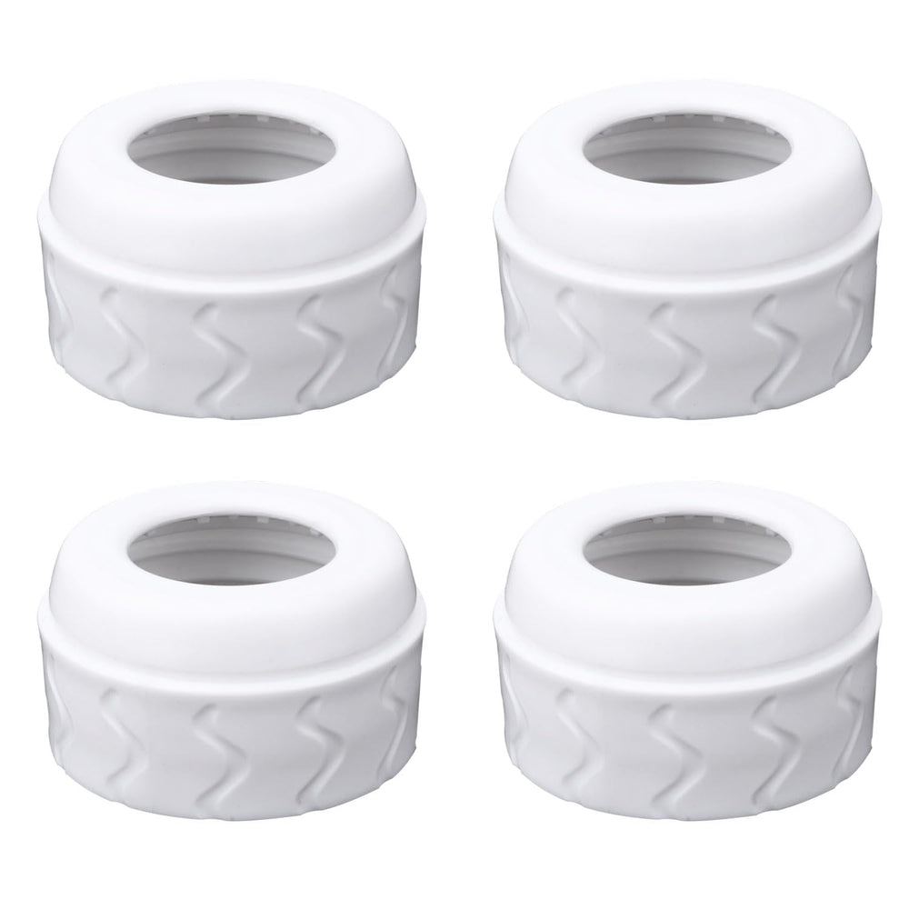 PEUTIER bottle nipple collar ring 4pc pack provides a secure seal for Dr. Brown's bottles