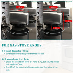 Pewosrid stovetop safety with heat-resistant, oil-resistant plastic protects while cooking.