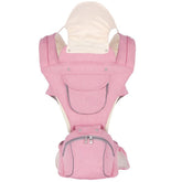 PEYWKANZT baby carrier hood pink provides all-season comfort for baby and caregiver.