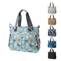 PHEBEN diaper bag tote waterproof material protects baby items from spills.
