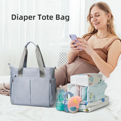 PHEBEN diaper bag wet-dry pocket isolates damp items to prevent odors